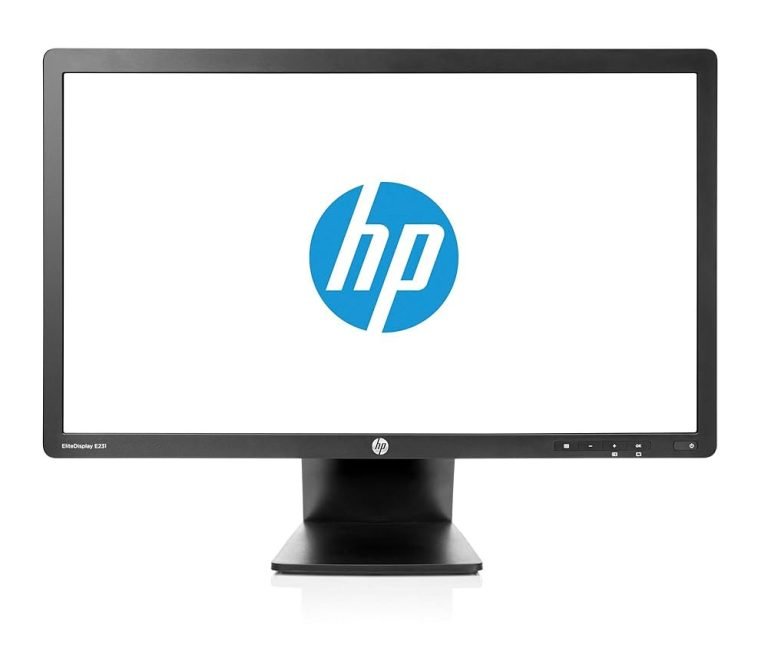 Monitor (FHD) 23in HP EliteDisplay E231 / (1920 x 1080) / VGA, DVI, Display Port