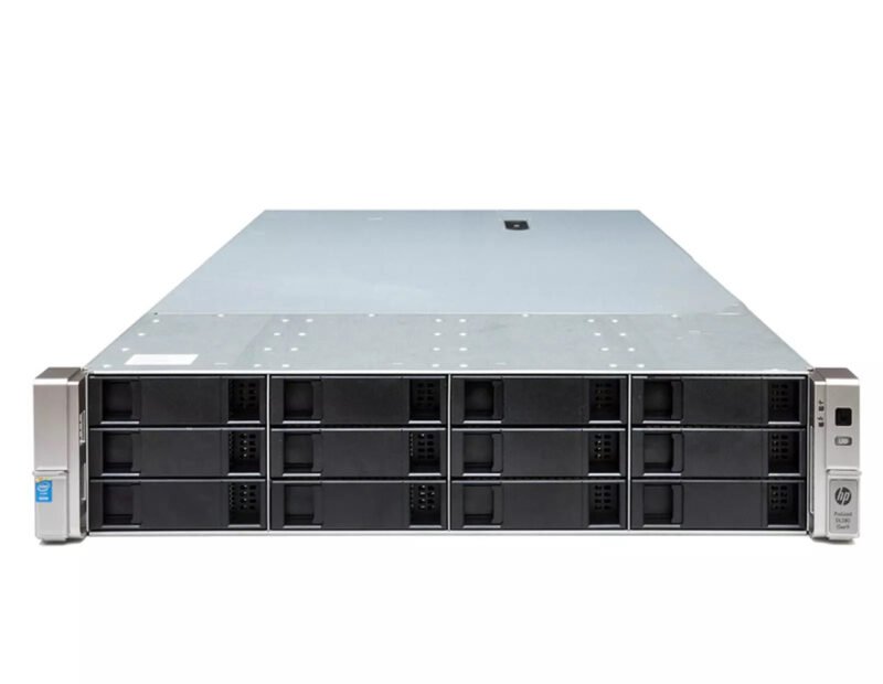 HPE Proliant DL380 Gen9 (2 Unit) 2 x Intel® Xeon® Processor E5-2650 v3 (25M Cache, 2.30 GHz), 256GB DDR4 ECC Registered ram memory, 2 x 480GB SSD + 2 x 2TB Hard Drive Toshiba P300,
