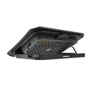 Mbajtës & Ftohës për Laptop Meetion CP3030 / 9 -15.6 inch laptops / USB / RGB / Cooling pad / e zezë - Figura 3
