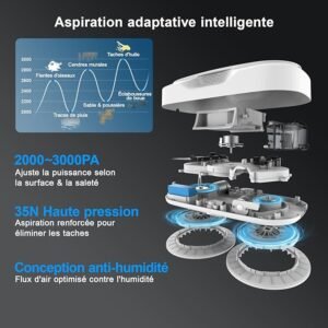 HUTT DDC56 Pastruesi Robotik i Dritareve | Window Cleaner Robot - Image 3