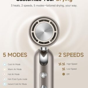 Dreame Hair Pocket Tharrëse e Flokëve | High-Speed Hair Dryer - Figura 8