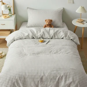 Set Mbulesash Jorgani me Model Gingham, të Lehtë për Hekurosje, Trendyolmilla Home, 160x220cm