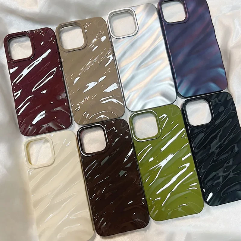 Glossy Wavy iPhone Case All Models thumbnail 2