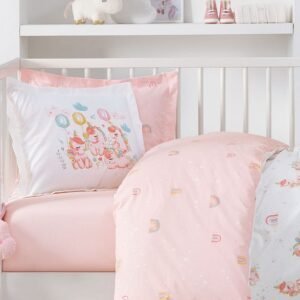 Komplet shtrati për bebe Yataş Mini Unicorn Ranforce - Figura 3