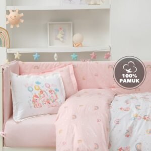 Komplet shtrati për bebe Yataş Mini Unicorn Ranforce