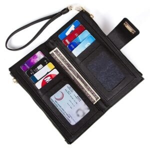 Zezë Portofol i Madh me Mbyllje për Gra - Figura 4