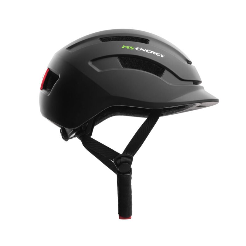 Helmetë MS Energy / MSH-300_M / M(55-58cm), L(59-61cm) / Rear Red LED Light / E zezë