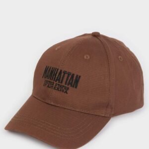 Kapelë bejsbolli e endur kafe për meshkuj