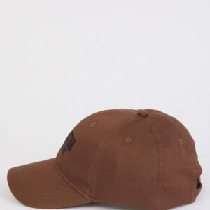 Kapelë bejsbolli e endur kafe për meshkuj - Figura 3