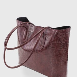 E kuqe burgundy Çantë Retro Vintage, 264