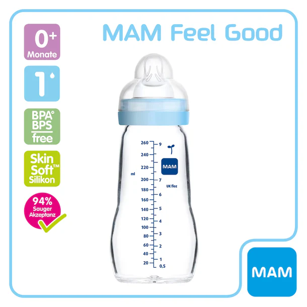 Shishe Qelqi MAM – 260ml (2m+) thumbnail 4