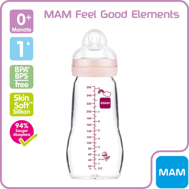 Shishe Qelqi MAM – 260ml (2m+) thumbnail 5