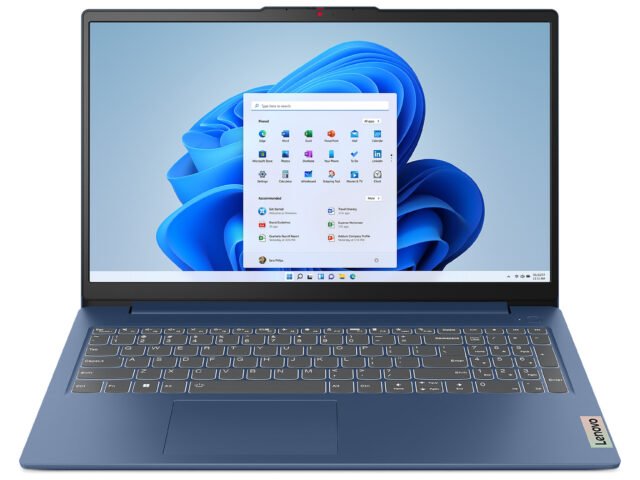 Laptop Lenovo IdeaPad Slim 3 15AMN8 / RYZ5 7520U / 16GB LPDDR5 / 512GB / 15.6″ Full HD IPS / AMD Ryzen 610M – Blu